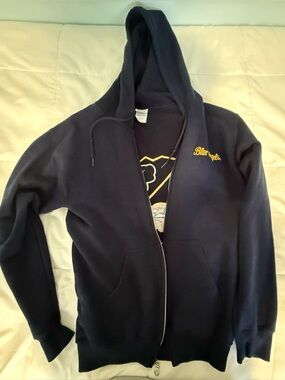 US Navy Blue Angels Zip Up Sweatshirt Airplanes Jets Airshow